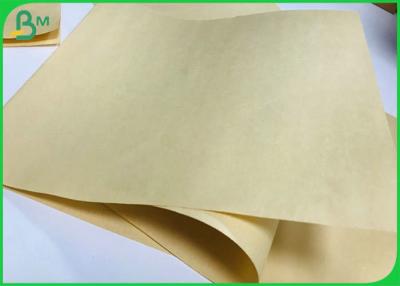 China Papel de empacotamento de bambu biodegradável do papel de polpa 70g 90g Brown para o envoltório de alimento à venda