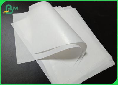 China 30g- 50g Food Grade White Kraft Paper Roll For Food Paper Bags Making for sale