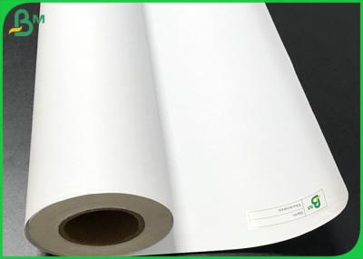 China Plotter, der 80GSM weiße CAD Papier-Rolle 24inch * 150 Fuß grafischer Darstellung druckt zu verkaufen