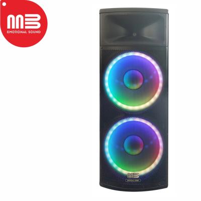 China Widely Used Superior Quality Party Trolley Party Speaker Rechargeable Twin MS-22152EL for sale