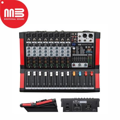 China 6-16 Channel Mixing Console Price (2stereo) Good Quality Durable Digital Audio Mixer Suitable For Desktop for sale