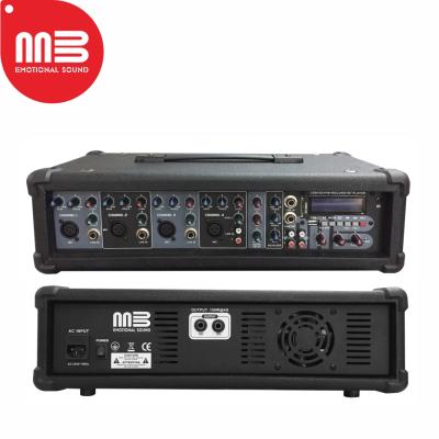 China Cheap hot sale cabinet power mixer usb good quality audio power amplifier/LCD circuit MPM-410ULB for sale