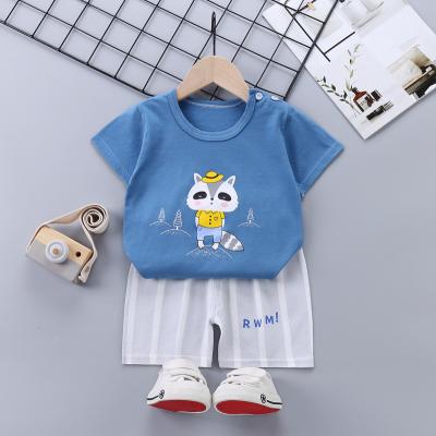 China Hot Selling Beautiful Casual Summer Baby Kids Clothes Fashion Children Clothes Set Smart New for sale