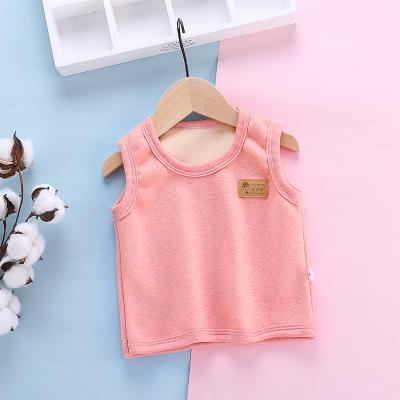 China Breathable Autumn Winter Children Baby Girls vest coat clothes white bentgrass casual yellow kids clothing quantity for sale