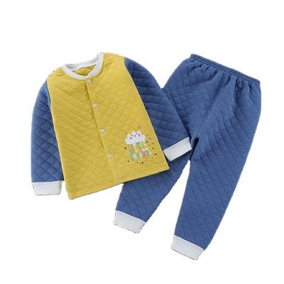 China Breathable Cotton Warm Vest Thickened Infant Children's Vest Baby Cardigan Vest for sale