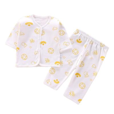 China Breathable Comfortable Baby Set Four Seasons Cartoon Printing Baby Clothes Sets Unisex Children Clothing Sets Boys for sale