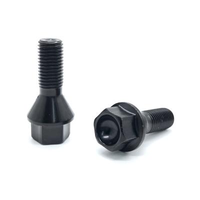 China Wholesale Custom Steel Black Car Wheel Bolts Car Fasteners Bolts for sale