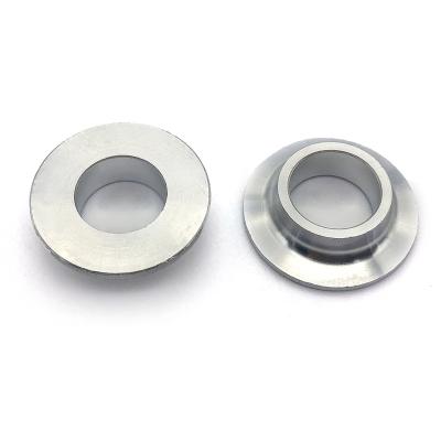 China Maintenance CNC Rotating Metric Parts Aluminum Sleeve Tube Metal Flange Double Bushing for sale