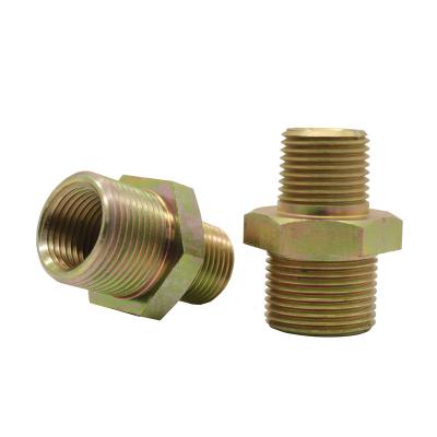 China Factory Custom Quick Turning Stainless Steel OEM Stainless Steel Parts Connector Hex Brass Fitting for sale