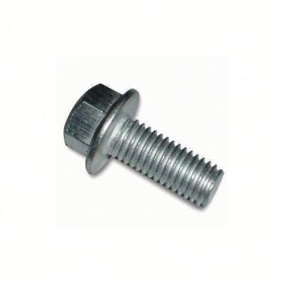 China DIN 6921 Industry Factory Price Grade 8.8 Mild Carbon Steel White Galvanized Hex Flange Bolt m8 for sale