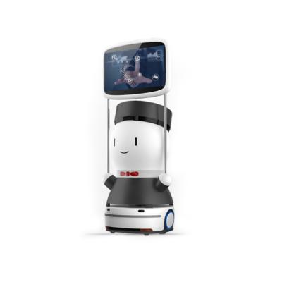 China Restaurant G2 Leeno showing ads guiding customers hotel humanoid robot autonomous mobile price for sale