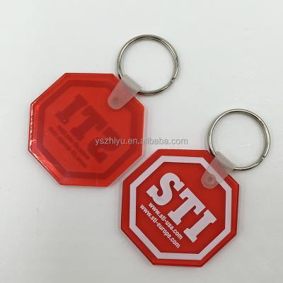 China Gift Custom Shaped Promotional Plastic PVC Soft Key Chain for sale