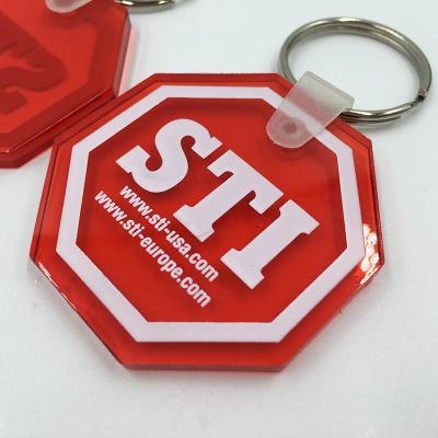 China Cheap Promotional Gift Logo With Key Holder Key Tag Printing Plastic for sale