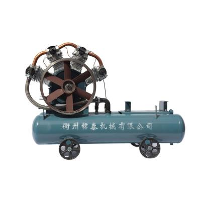 China OIL-LESS New Product 380v 5 Bar Diesel Engine Piston Air Compressor For Mining for sale