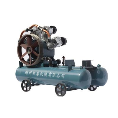 China Low Noise Portable Durable Extracting OIL-LESS Piston Diesel Mobile Air Compressor for sale