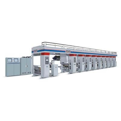 China Factory Rotogravure Printing Machine for Sticker Paper BOPP PET PVC PE NYLON Aluminum Foil for sale