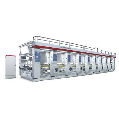 China Factory 6color 8units computerized medium degree rotogravure printing machine for sale