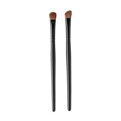 China Angular Blush #820 Pony Hair Wooden Handle Small Eyeshadow Brush Cosmetic Beauty Tools 2 Pcs Brush Free Sample for sale