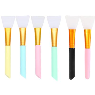 China Hot Selling Smudge Brush #901 Soft Head Silicone Film Stick Adjustable Diy Cosmetic Tools Face Stick Makeup Base/Mask Brush for sale