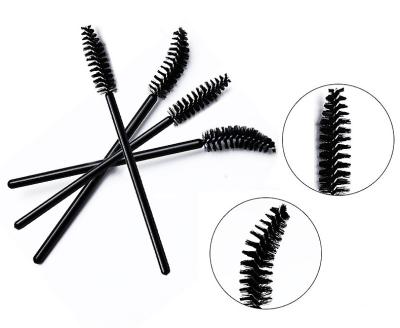 China HXS-41 Flat Brush Color Eyelash Brush Eyebrow Brush Spiral Brush Disposable Makeup Tool for sale