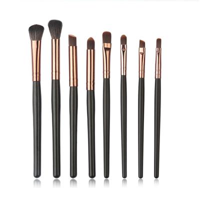 China Angular Blush Eye Makeup Brush Set With Synthetic Hair Universal Good Price 8 Pcs Makeup Beauty Tools Used In Eye, Forehead 1set/opp bag for sale