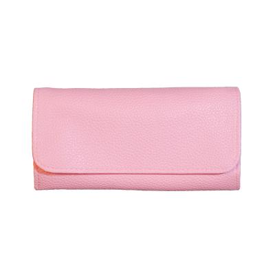 China Best Fashion B-13 Pink PU Cosmetic Case PVC Makeup Bag Custom Logo High Quality Brush Leather for sale