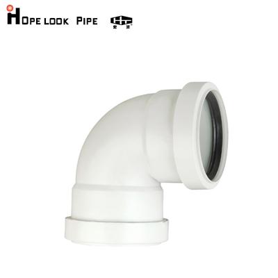 China Hopelook plastic pipe factory 3 layers pp plastic pipe soundproof drainage pipe for sewage for sale