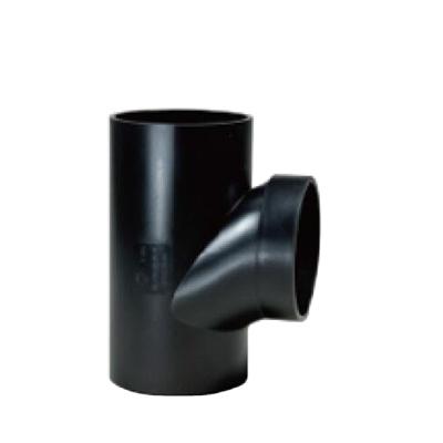 China 50-110mm Brushed HDPE Siphon Drain Pipe Fitting Inlet Tee Equal for sale