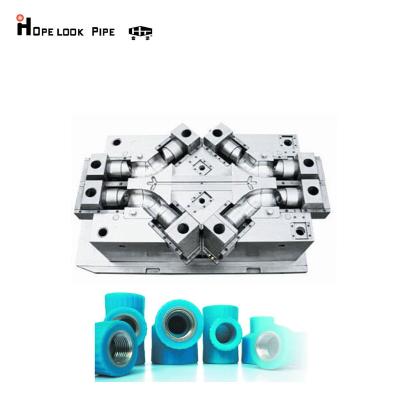 China Chinese Folding Mold Steel Mold Fixture Pipe Fitting Injection Molding Steel Plastic Tooling Manufacture for sale