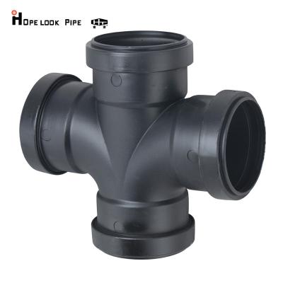 China Hot Sale Black Polyethylene Water Drainage Pipeline Soundproof HDPE Pipes HDPE Poly Pipe 200mm for sale