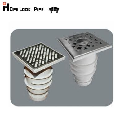 China Plastic Linear Floor Strainer PP Floor Drain Washing Machine Floor Drains And Roof Drain for sale