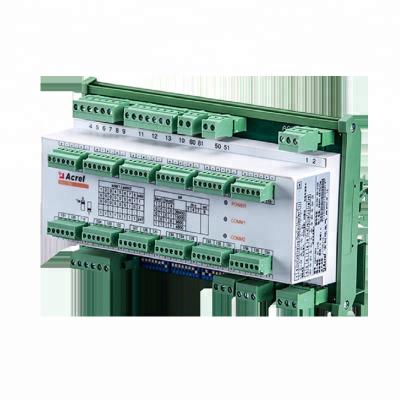 China multi branch din rail channel power energy monitor meter/multi loop KWH meter with 100A/20mA CT AMC16MA for sale