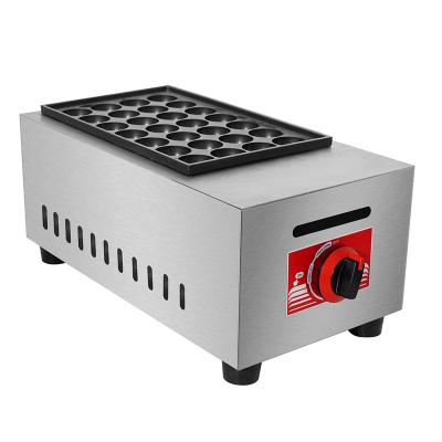 China Hotel Japan fish balls grill LPG octopus ball pan kitchen machinery industry equipment gas takoyaki pan for sale