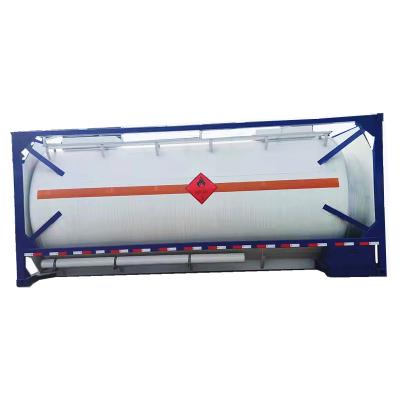 China 20feet carbon steel ISO container tank for sale 20GP ISO carbon steel tank 20000liters for sale for sale