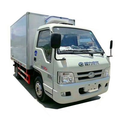 China Forland 2 ton refrigerated freezer truck/mini freezer box truck/2 ton cold plate freezer truck sale for sale