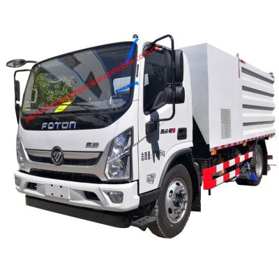 China Street Cleaning FOTON Road Sweeper Truck With Mist Sprayer for sale