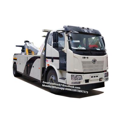 China FAW 4*2 wrecker lift wheel wrecker cheap wrecker tow truck military wrecker truck for sale 4*2 for sale