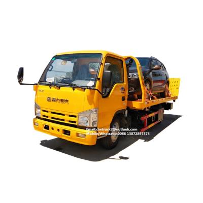 China Japan light duty wrecker tow truck 4 tons truck body wrecker platform for sale 4 tons for sale