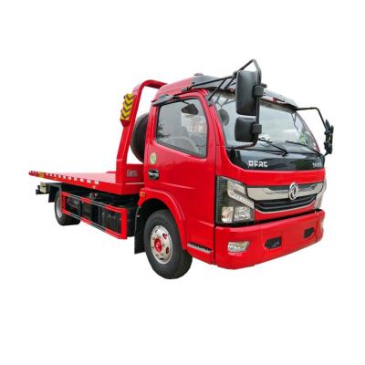 China New Dongfeng 2 Car Hauler Tow Truck /5ton Flatbed Wrecker Tow Truck For Sale 4*2 for sale