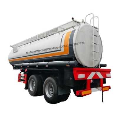 China Chemical Truck Trailer Double Axles Chemical Tank Trailer 17000liter Liquid Trailer For Sale for sale