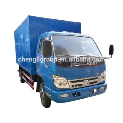 China FOTON 4x2 mini cargo trucks cargo van truck 5 tons van cargo truck for sale 5995*2150*3020 (mm) for sale