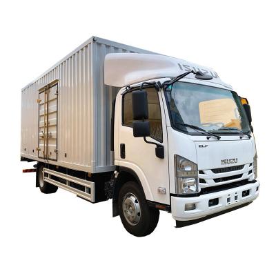 China Japan 4X2 Metal Cargo Van Truck Price 10 Ton Delivery Truck With Lifting Tailgate For Sale for sale