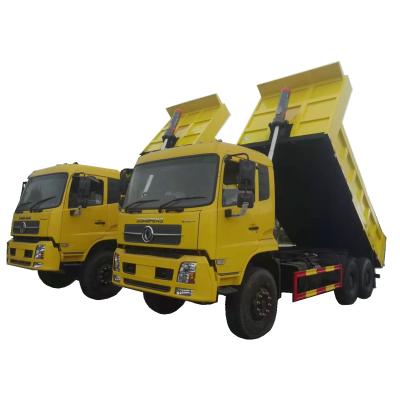 China Dongfeng 6x4 20tons right hand drive sand tipper dump truck < 4L for sale