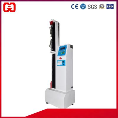 China Single Column Button Type Tensile Strength Testing Machine for sale