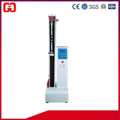 China 500kg Electronic Single Column Tensile Strength Testing Machine, Panel control for sale