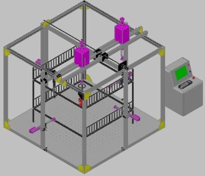 China 1KN Bunk Bed Safety Fence Static Load Testing Equipment Durability Test With ±0.5% Quality Accuracy for sale