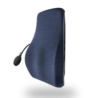 China Best Selling PORTABLE Memory Foam Lumbar Support Back Cushion With 3d Mesh Breathable Cover Lumbar Cushion For Car for sale