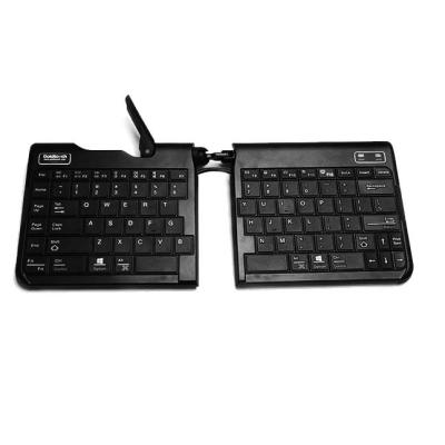 China Mini Keyboard Desktop Use Ergonomic Keyboard Mini Folded Wireless Split Keyboard for sale