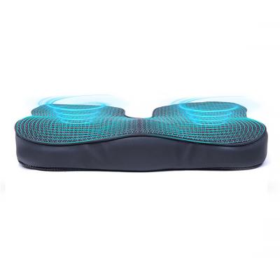 China Sustainable Ventilation Cushion Chargeable Car Memory Foam Airy Usb Cushion for sale