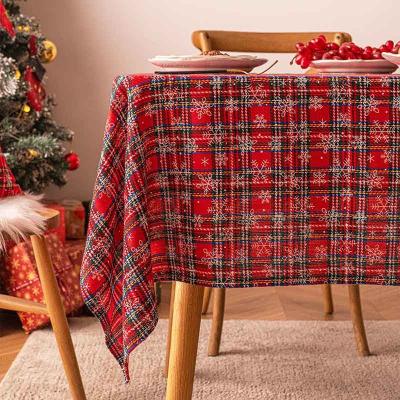 China Custom Wholesale Christmas Table Cloths Decoration Supplies Rectangular Table Cloth Custom Logo Rectangular Table Cover Printed Waterproof Table Cloth for sale